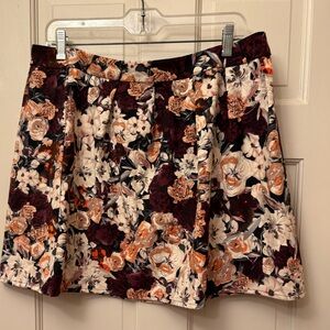 Joe B by Joe Benbasset Flare Skirt-Peach, Black, Burgundy, & Grey. XL